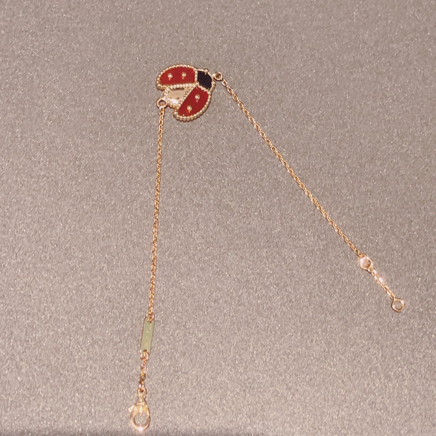 [Vellora Opalyn]LUCKY SPRING 1 MOTIF PINK GOLD BRACELET