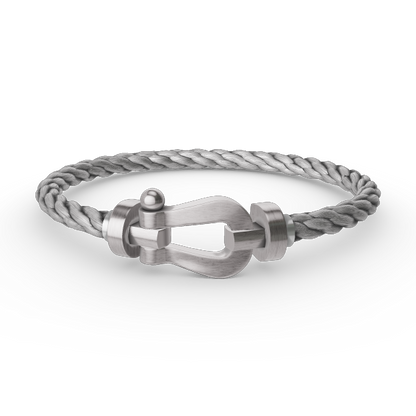[Vellora Opalyn]FORCE LARGE HORSESHOE NO DIAMOND BRACELET SILVER