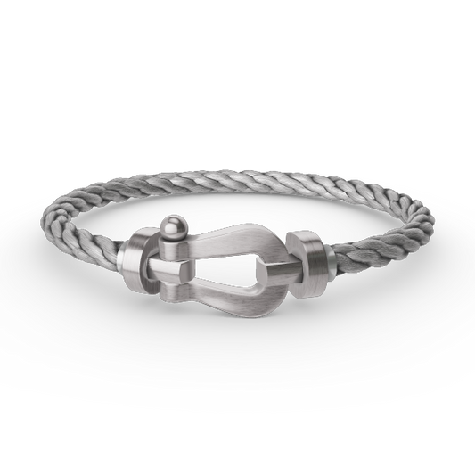 [Vellora Opalyn]FORCE LARGE HORSESHOE NO DIAMOND BRACELET SILVER