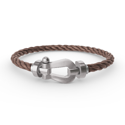 [Vellora Opalyn]FORCE LARGE HORSESHOE NO DIAMOND BRACELET SILVER
