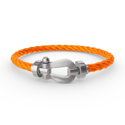 [Vellora Opalyn]FORCE LARGE HORSESHOE NO DIAMOND BRACELET SILVER