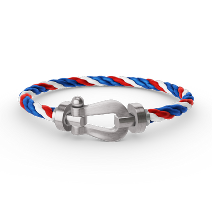 [Vellora Opalyn]FORCE LARGE HORSESHOE NO DIAMOND BRACELET SILVER