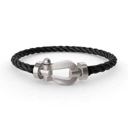 [Vellora Opalyn]FORCE LARGE HORSESHOE NO DIAMOND BRACELET SILVER