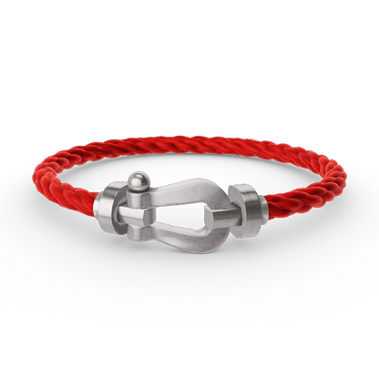 [Vellora Opalyn]FORCE LARGE HORSESHOE NO DIAMOND BRACELET SILVER