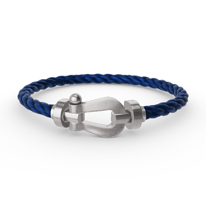 [Vellora Opalyn]FORCE LARGE HORSESHOE NO DIAMOND BRACELET SILVER