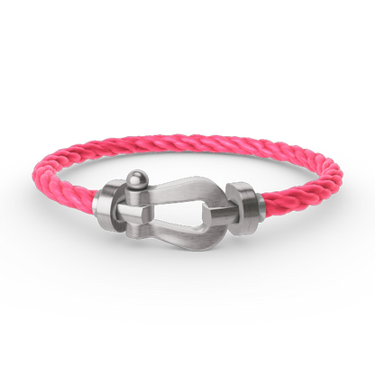 [Vellora Opalyn]FORCE LARGE HORSESHOE NO DIAMOND BRACELET SILVER