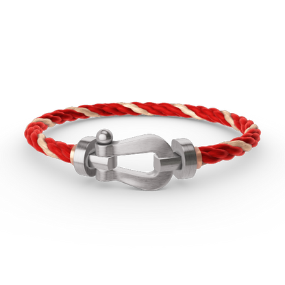 [Vellora Opalyn]FORCE LARGE HORSESHOE NO DIAMOND BRACELET SILVER