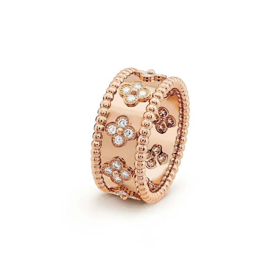 [Vellora Opalyn]CLOVER KALEIDOSCOPE RING 10MM